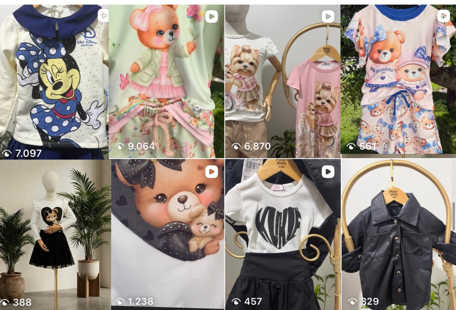 Publicações do Instagram @minimimclub